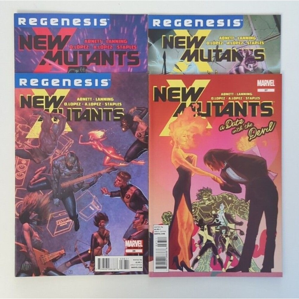 Lot Of 4 2011 Marvel New Mutants Comics #34-37 VF/NM